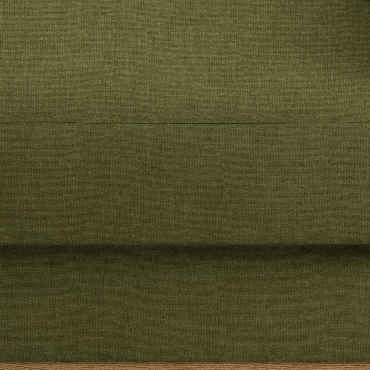 Wohnlandschaft Romeo Grün - Schwarz/Grün, KONVENTIONELL, Textil/Metall (167/87/234cm) - Zandiara
