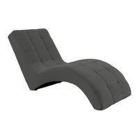 Fotoliu sezlong de relaxare LAGUNA - gri, Modern, textil (68/80/167cm) - Mömax