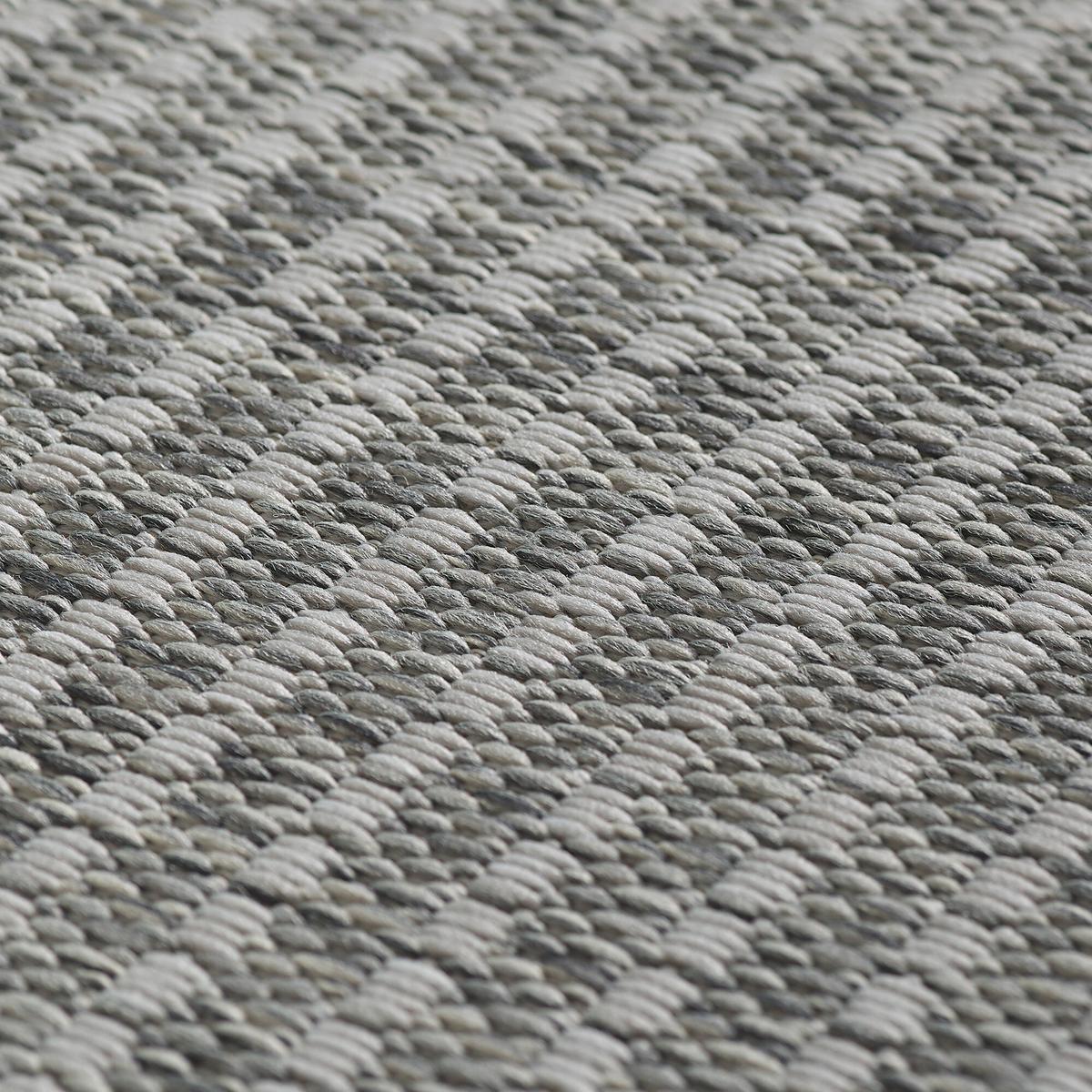 Outdoorteppich Giza Grau ca. 120x170cm - Grau, Basics, Textil (120/170cm) - Novel