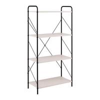 Regal Tom Schwarz/Kaschmir - Kaschmir/Schwarz, MODERN, Holzwerkstoff/Metall (63.2/125/30cm) - Mömax