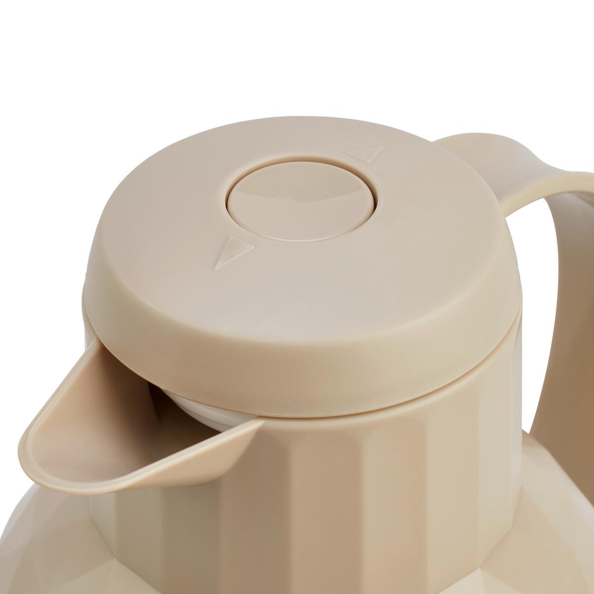 Hőszigetelt Kancsó Betty - bézs, Modern, műanyag/Üveg (12/24,5cm) - Mömax