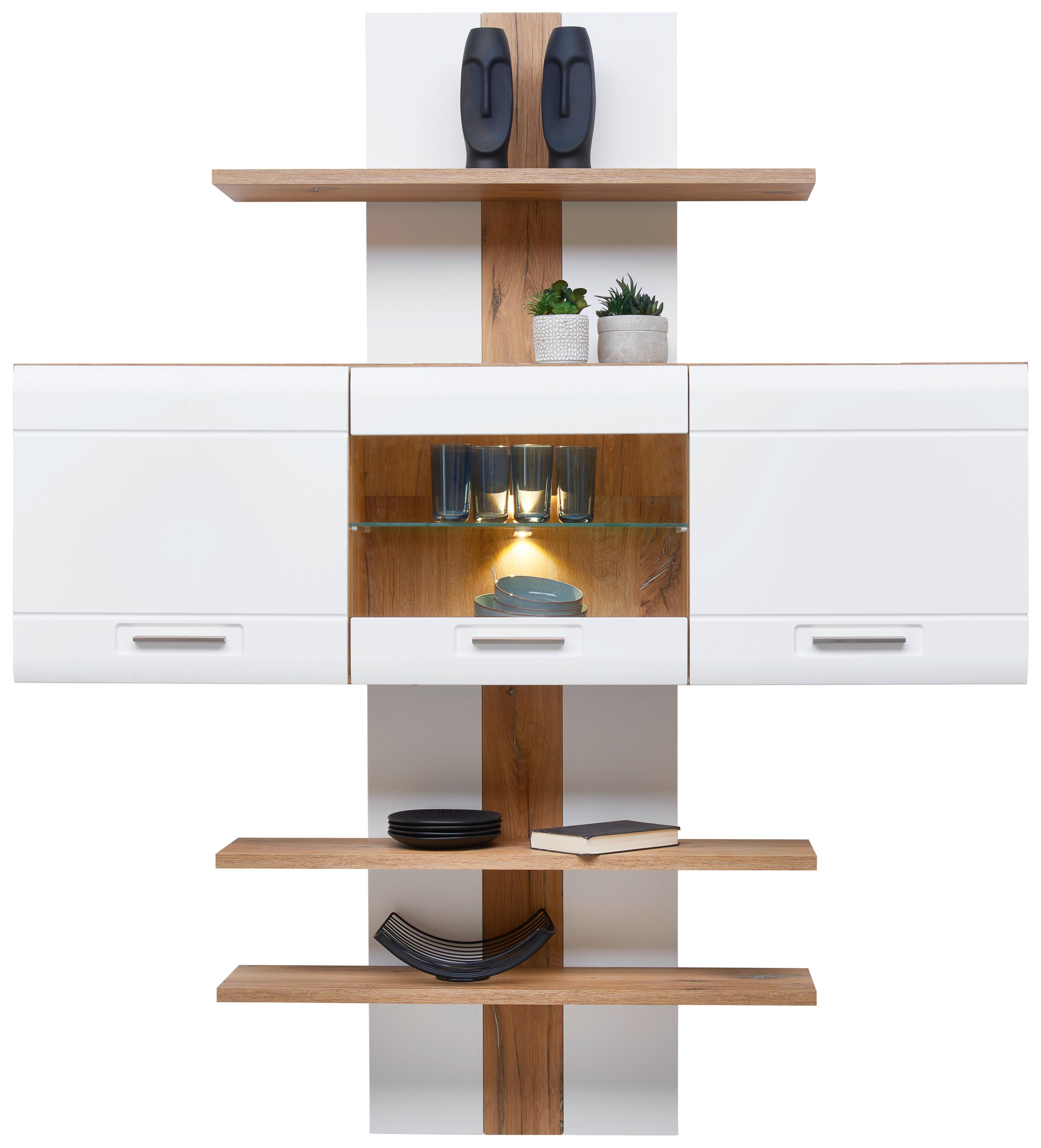 Stenski Regal Auris - Moderno, leseni material (100/143/25cm) - Luca Bessoni