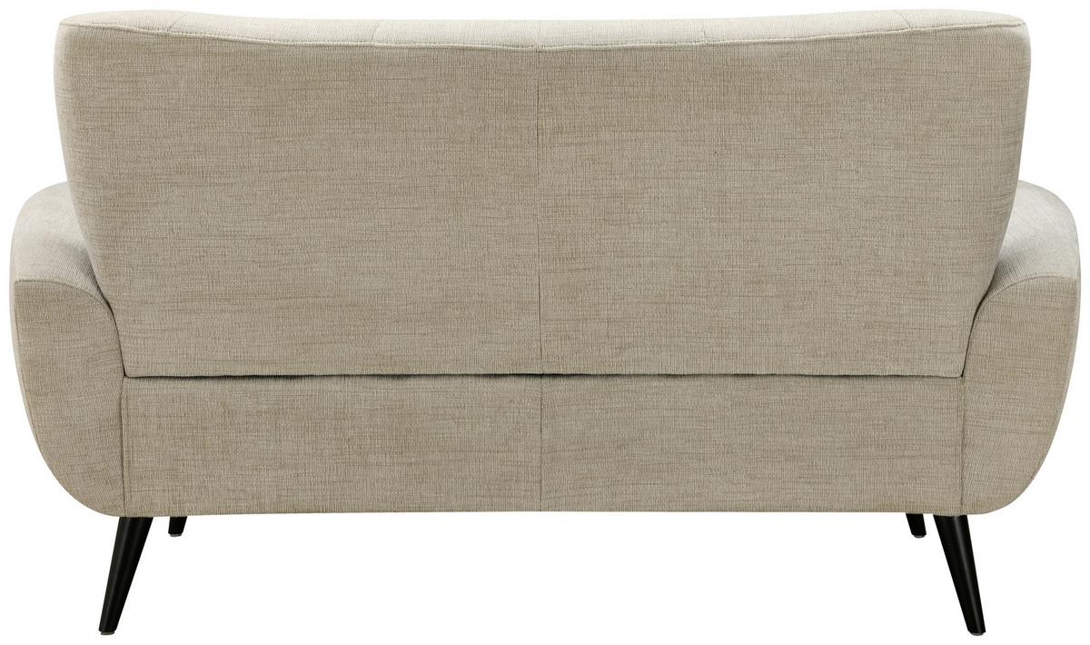 Dvosed Prag, Bež - črna/bež, Basics, kovina/tekstil (165/89/91cm) - P & B