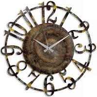 ZEGAR ŚCIENNY METAL WALL CLOCK - różnokolorowy, Lifestyle, metal (48/48/0,15cm)