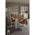 Stuhl Natur/Weiß - Creme/Naturfarben, MODERN, Holz/Metall (56/80/44/56cm) - Modern Living Stuhl Natur/Weiß - Creme/Naturfarben, MODERN, Holz/Metall (56/80/44/56cm) - Modern Living