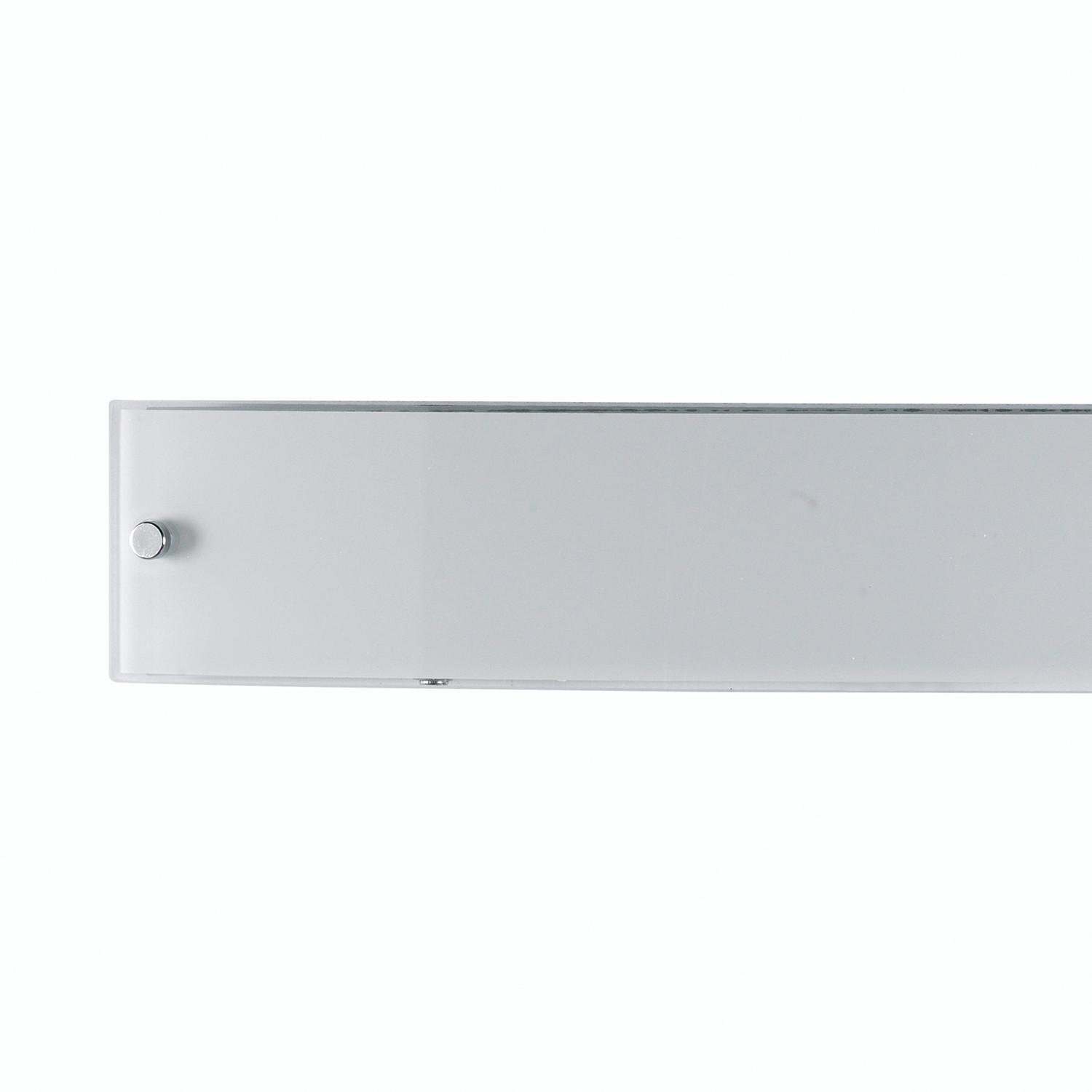 Spiegelleuchte Rettangolare Weiß max. 12 Watt - Weiß, KONVENTIONELL, Metall (45/8/8cm)