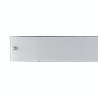 Spiegelleuchte Rettangolare Weiß max. 12 Watt - Weiß, KONVENTIONELL, Metall (45/8/8cm)
