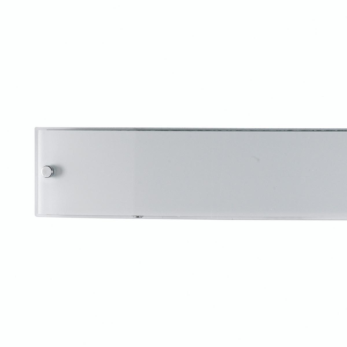 Spiegelleuchte Rettangolare Weiß max. 12 Watt - Weiß, KONVENTIONELL, Metall (45/8/8cm)