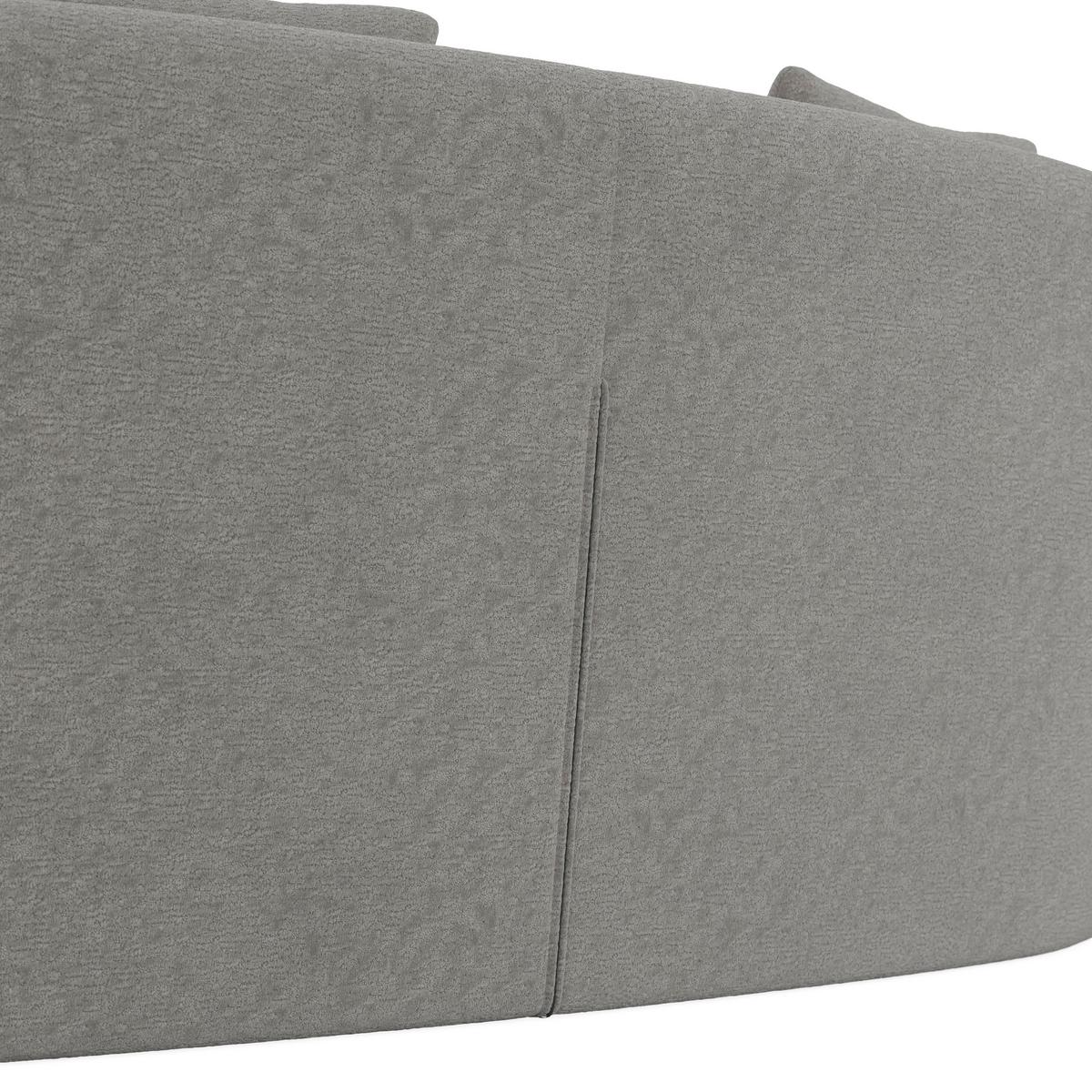 Sofa Julie Chenille Grau - Grau, MODERN, Holz/Textil (180/68/82cm)