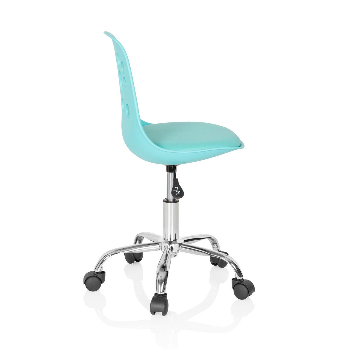 Mladinski Vrtljivi Stol Fancy I, Turkizna - turkizna, Moderno, umetna masa/tekstil (40/72-82/44cm) - MID.YOU