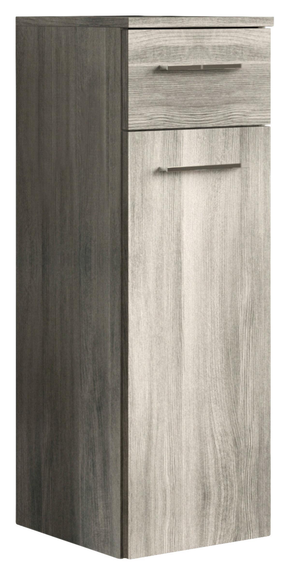 Unterschrank York ca. 30x85x31 cm Rauchsilber - MODERN, Holzwerkstoff/Kunststoff (30/85/31cm) - MID.YOU