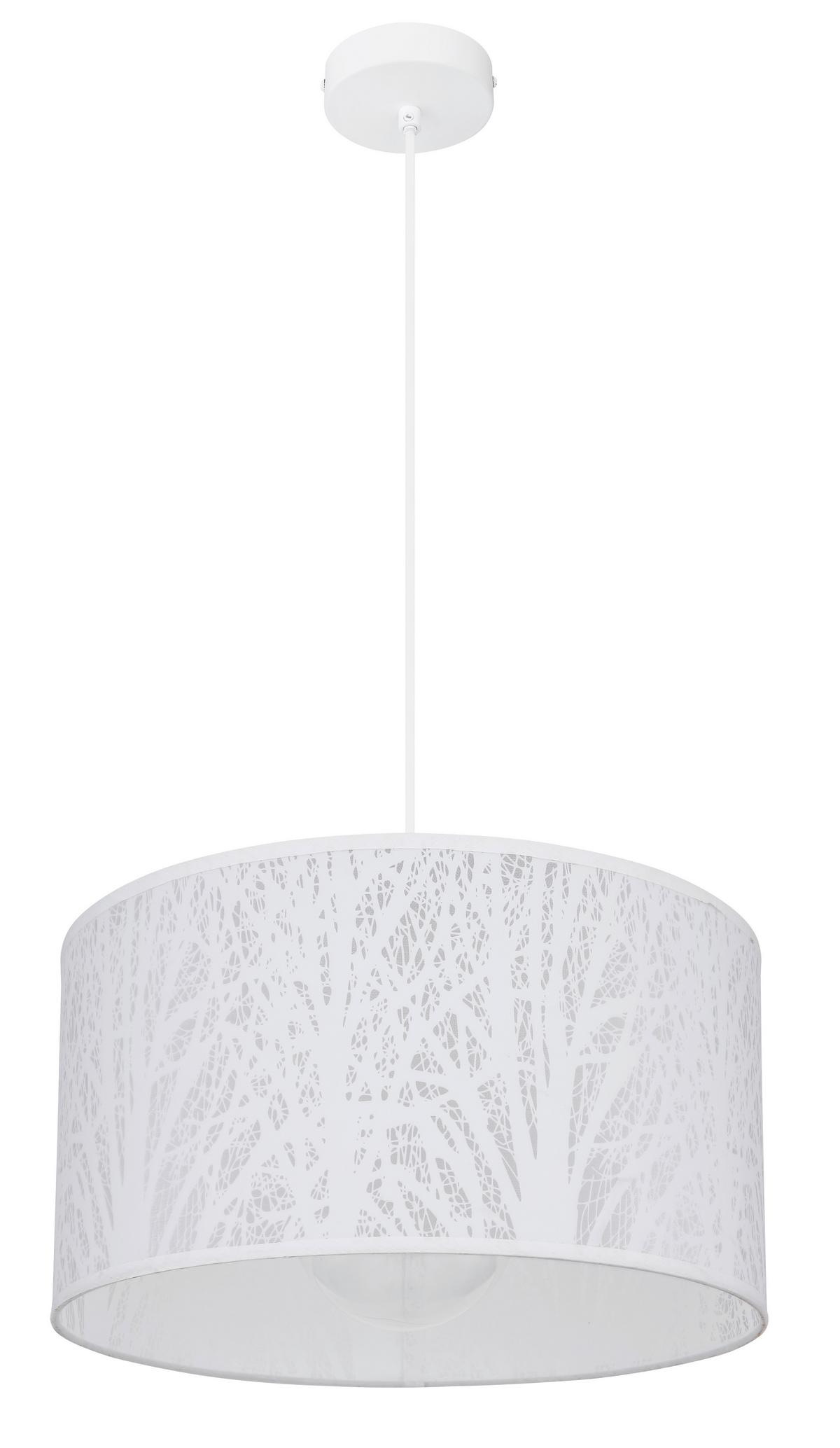 Viseča Svetilka 15387h Leif - bela, Design, kovina/umetna masa (38/120cm) - Globo