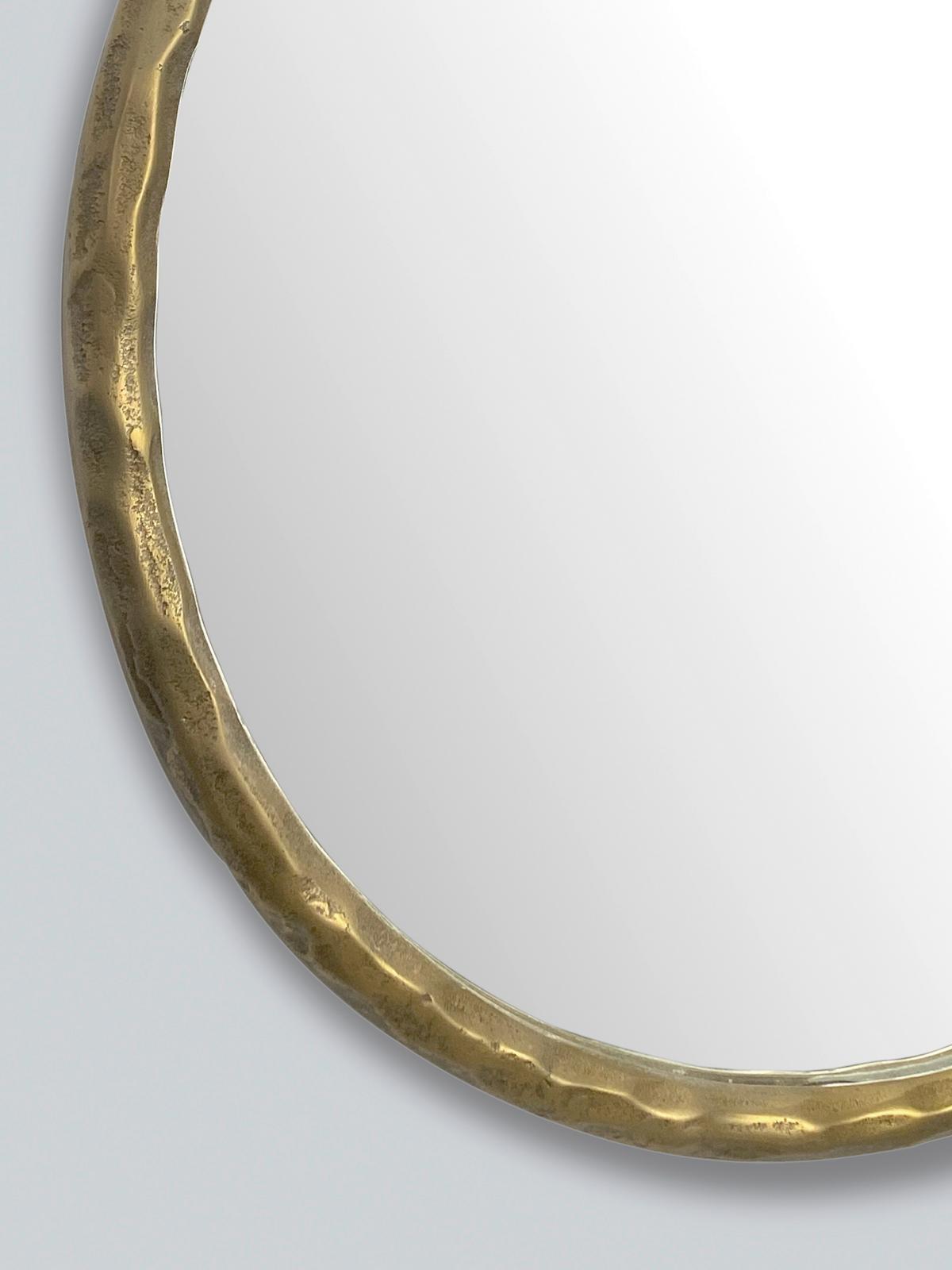 WANDSPIEGEL WL7.103 - Goldfarben, Design, Glas/Metall (60/60/4cm) - MID.YOU