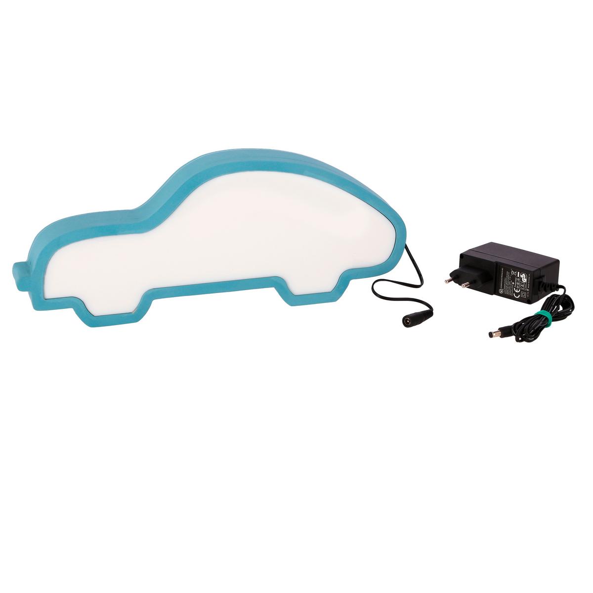 Dječja  Stolna Svjetiljka Car - plava, Basics, drvni materijal/plastika (35/3.5/14cm)