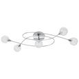 Deckenleuchte Mia, max. 33 Watt - Chromfarben, MODERN, Glas/Metall (76/25cm) - Mömax modern living Deckenleuchte Mia, max. 33 Watt - Chromfarben, MODERN, Glas/Metall (76/25cm) - Mömax modern living