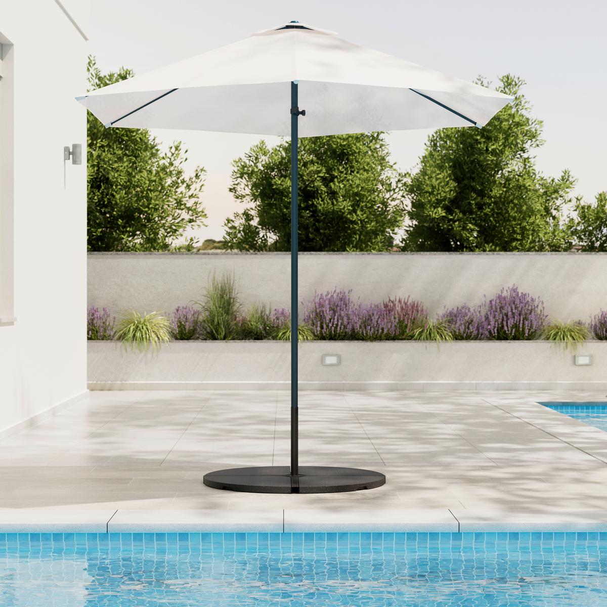 Umbrelă de soare Martina - bej/antracit, Basics, plastic/metal (270/230cm) - Mömax