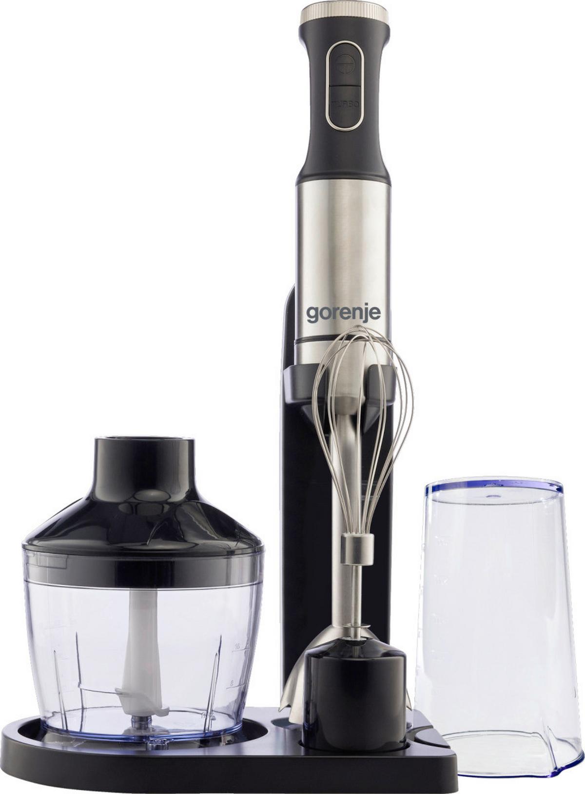 Stabmixer-Set Hbx1000eb - Edelstahlfarben, Trend (6,8/40,7/8,2cm) - Gorenje