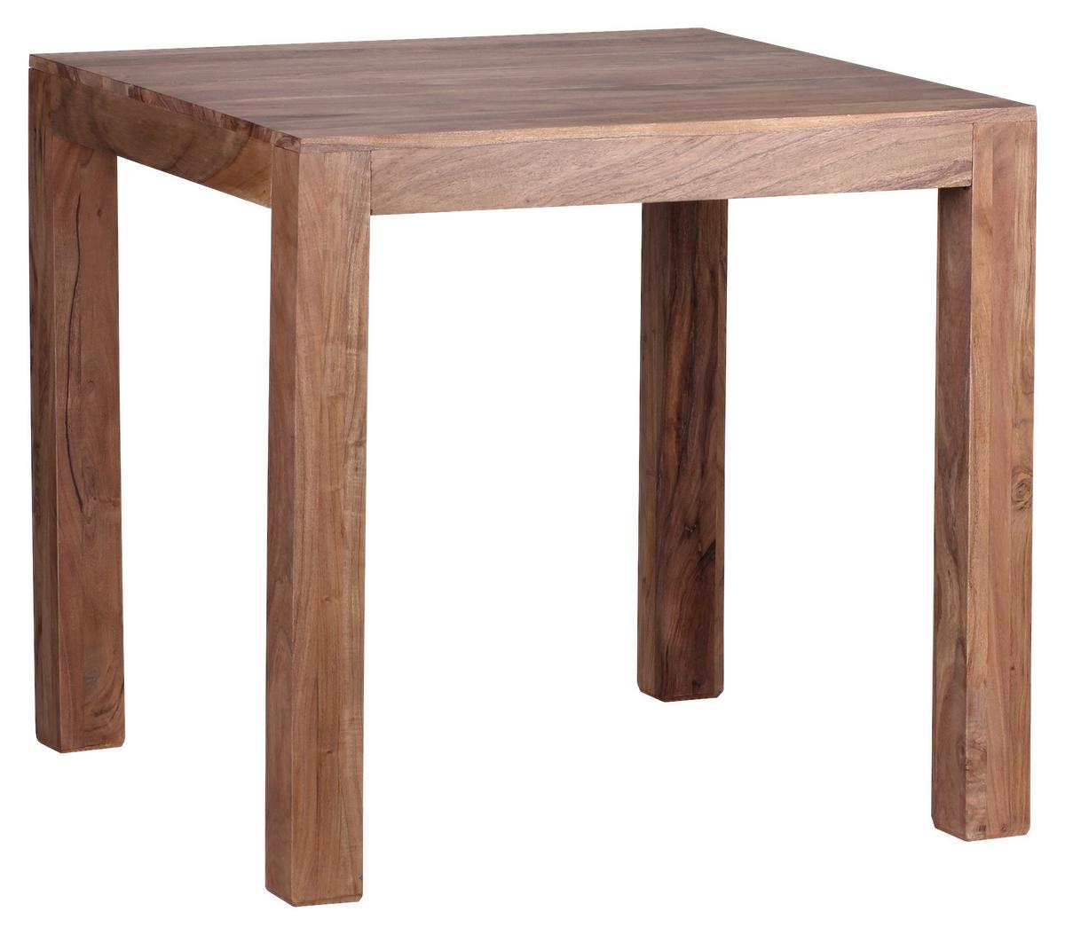 Jedilna Miza Mumbai - barve akacije, Moderno, les (80/80/76cm) - MID.YOU