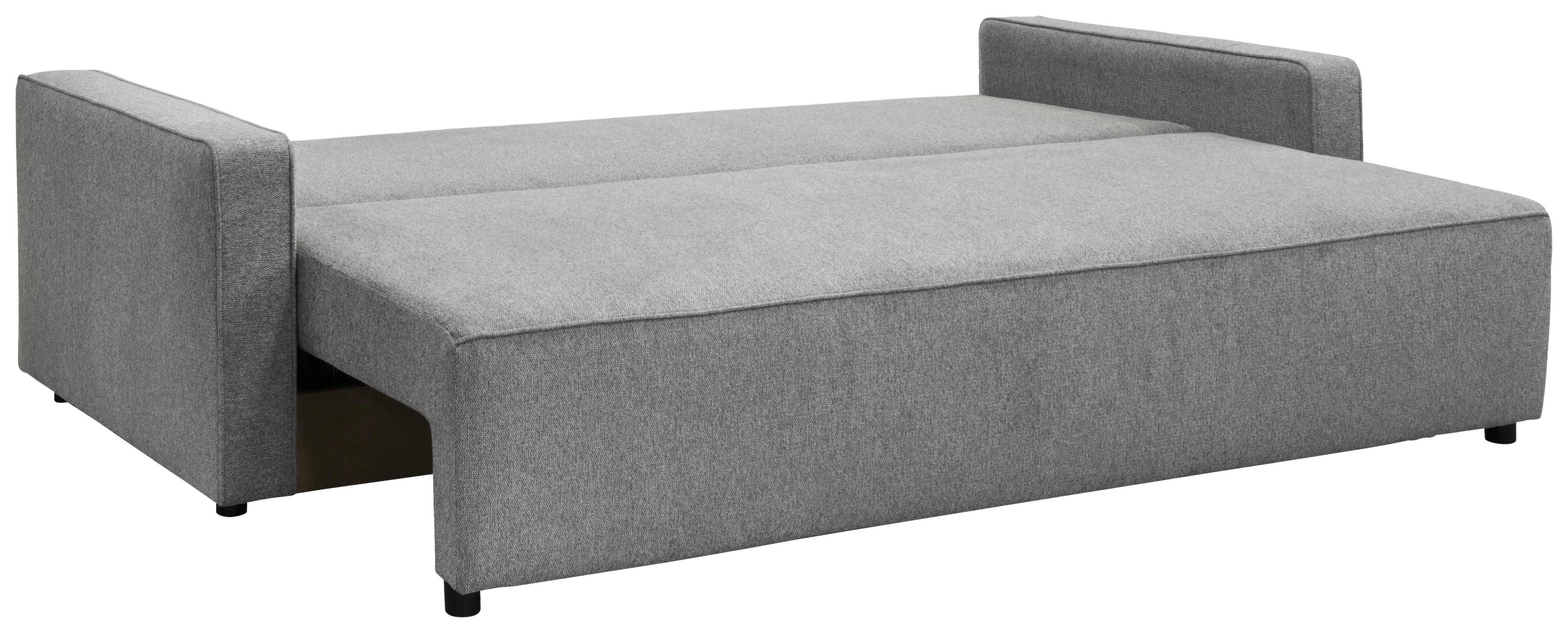 Canapea extensibila NICOLE - gri, Modern, textil (232/90/100cm) - Modern Living