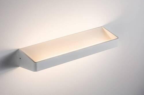 Wandleuchte Bar in Weiß max. 10,5 Watt - Weiß, Design, Metall (7cm) - Paulmann