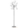 LED-GOLVLAMPA CALVIN - opal/nickelfärgad, Basics, metall/glas (62/200cm)