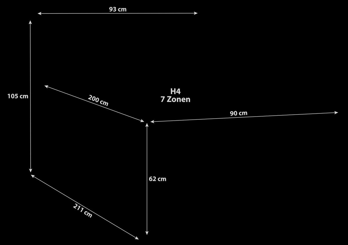 PAT BOXSPRING WICKIE - roz, Konventionell, lemn/metal (90/200cm)