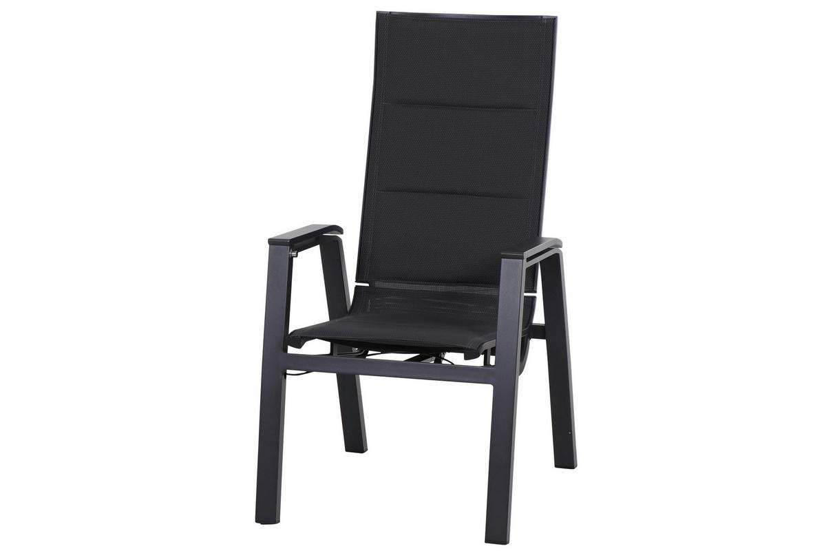 Garten-Relaxsessel-Set Milano 2-tlg. Anthrazit - Anthrazit, Basics, Kunststoff/Metall (73/110/59cm) - Siena Garden