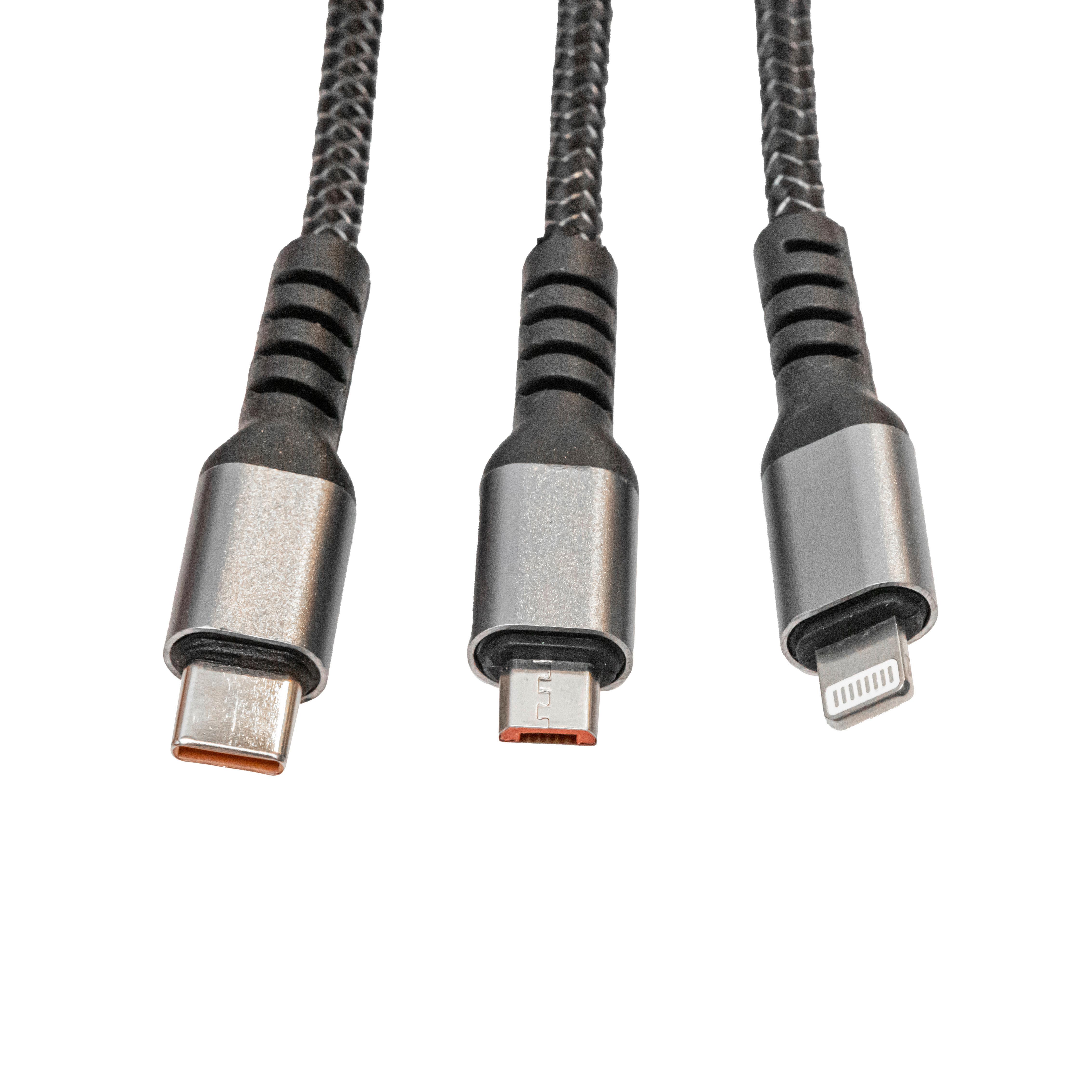 USB-LADDARE BESI -KMA- - svart, Modern, metall/plast (120cm) - Mömax