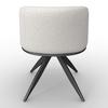 STOL MED ARMSTÖD NELA - grå/svart, Modern, metall/trä (62/77/62cm) - Bessagi Home