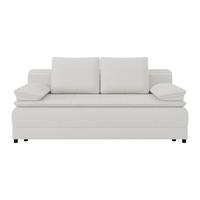 Canapea extensibila ALICE - alb, Modern, textil (202/73-92/105cm) - Modern Living