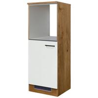 Geräteumbauschrank Avila Eichefarben/Magnolie - Eichefarben/Magnolie, KONVENTIONELL, Holzwerkstoff/Metall (60/168,5/60cm) - FlexWell