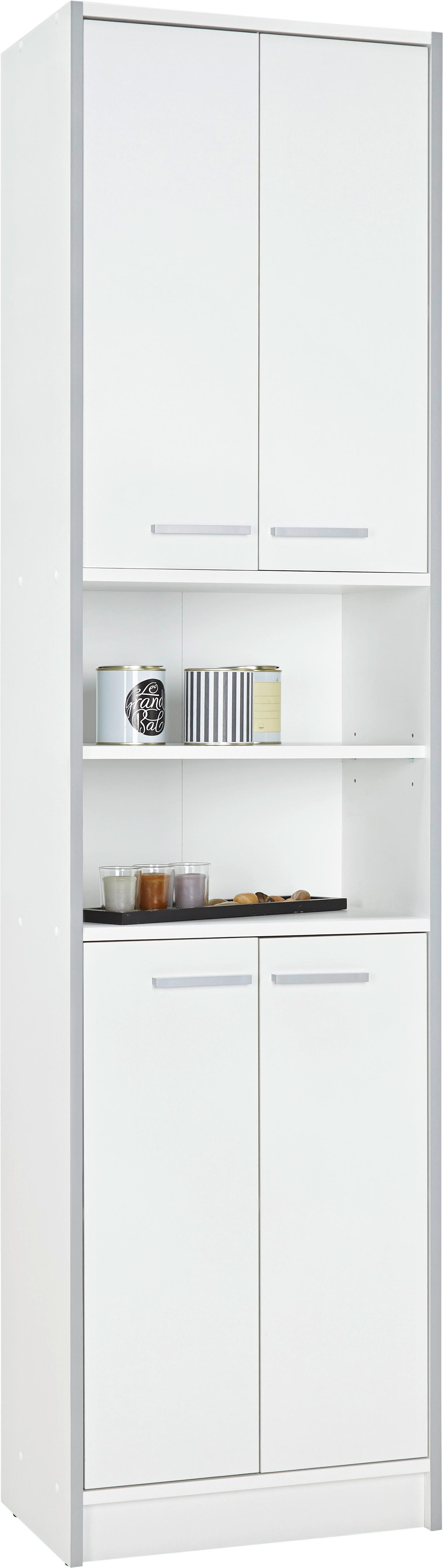 HÖGSKÅP LUNA II -BASED- - Modern, trämaterial/plast (50/195/32cm) - Based