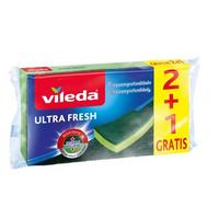 Súrolószivacs Vileda Ultra Fresh - zöld, műanyag (0.031kg) - Vileda