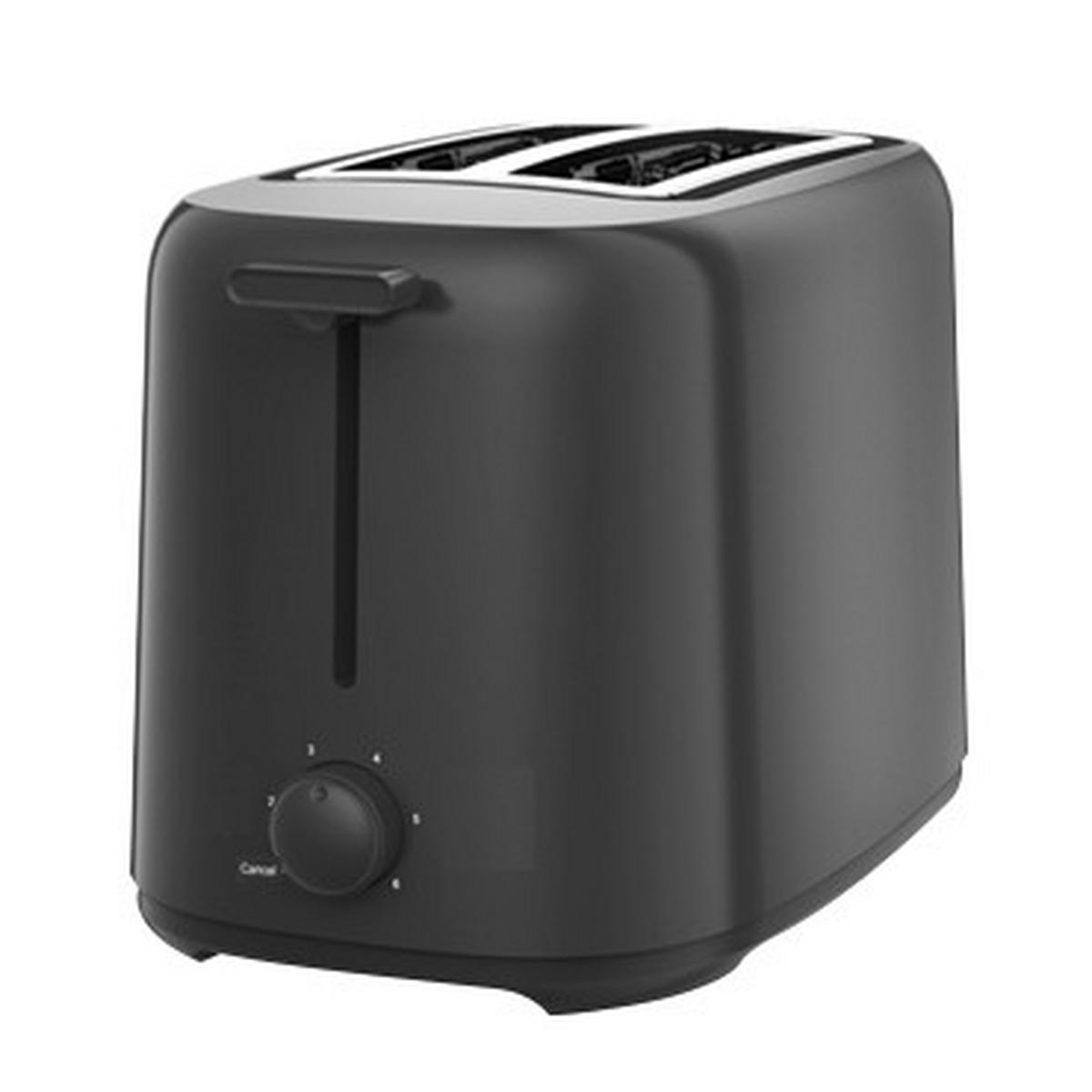 Toaster Sio Schwarz max. 700 Watt - Schwarz, KONVENTIONELL, Kunststoff (24,9/14,6/16,7cm) - Insido