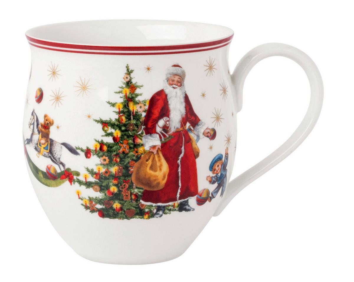 KUBEK DO KAWY 14-8585-9659 VILLEROY & BOCH - różnokolorowy, Basics, ceramika (13,5/9,5/10cm) - Villeroy & Boch