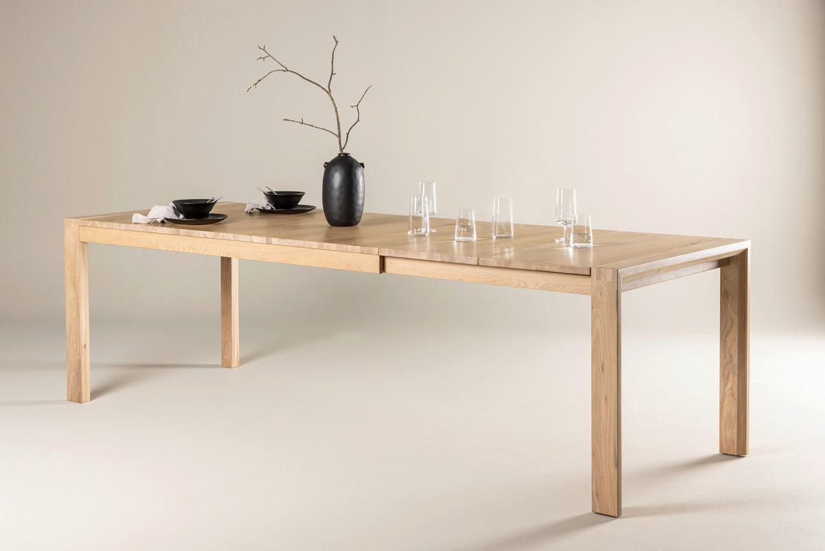 ESSTISCH SLIDER - Eichefarben, Design, Holz (170/95/75cm) - Livetastic