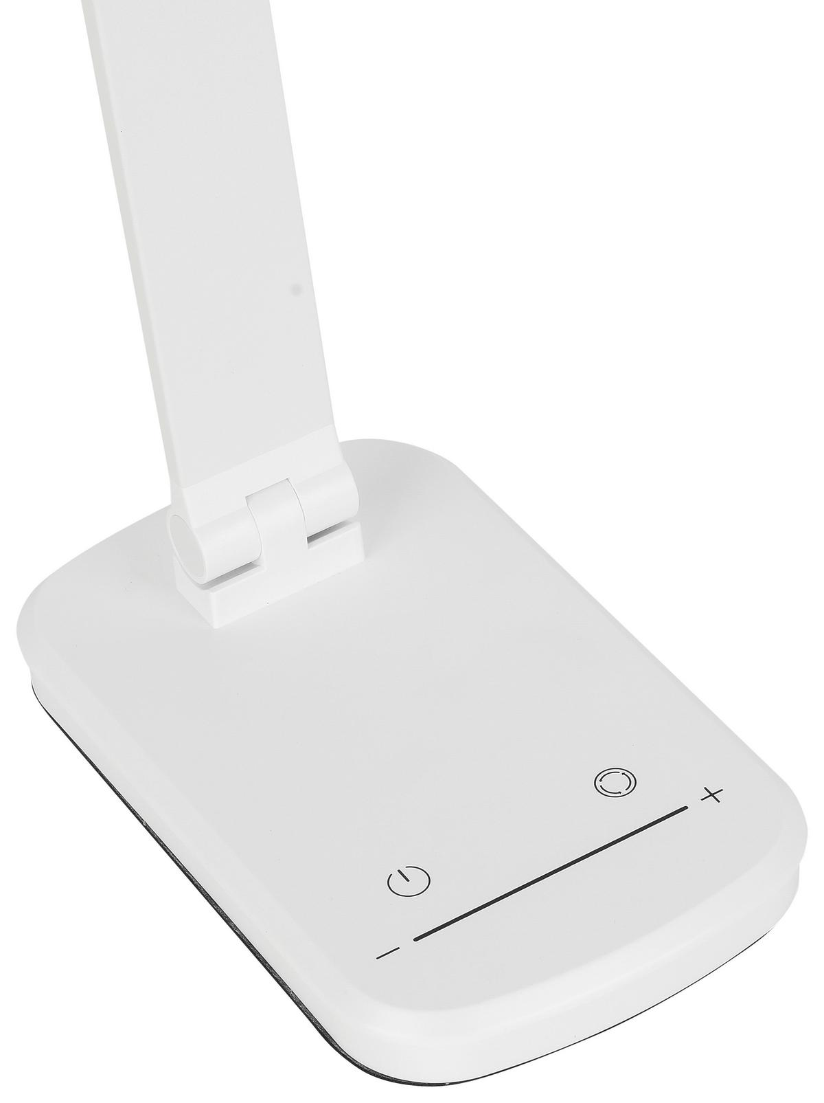 Namizna Led-svetilka Tomi - bela, Moderno, kovina/umetna masa (38,5/10,2/35,9cm) - Mömax