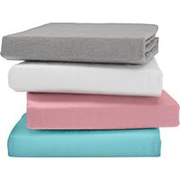 Gumis Lepedő Flauschi 150/200cm - világosszürke/rózsaszín, textil (150/200cm) - Modern Living