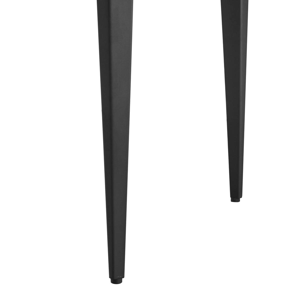 Jedilna Miza Ibiza, Keramika, Siva, 160x90 - siva/črna, Moderno, kovina/keramika (160/90/76cm)