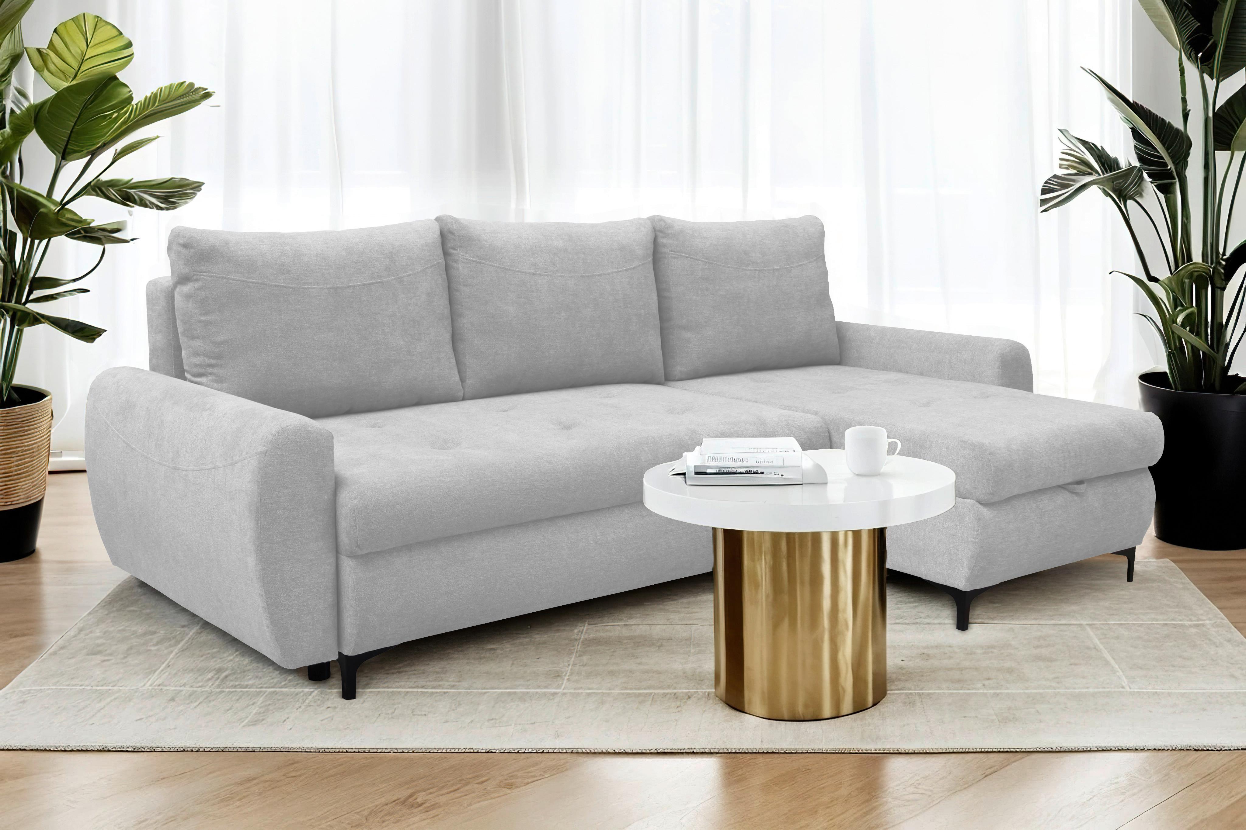 Coltar extensibil ALEN - argintiu, Konventionell, textil (237/146cm) - Livetastic