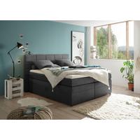 Boxspringbett Tacoma 3 inkl. Topper ca. 180x200cm Schlammf. - Schlammfarben, KONVENTIONELL, Kunststoff (180/200cm) - MID.YOU