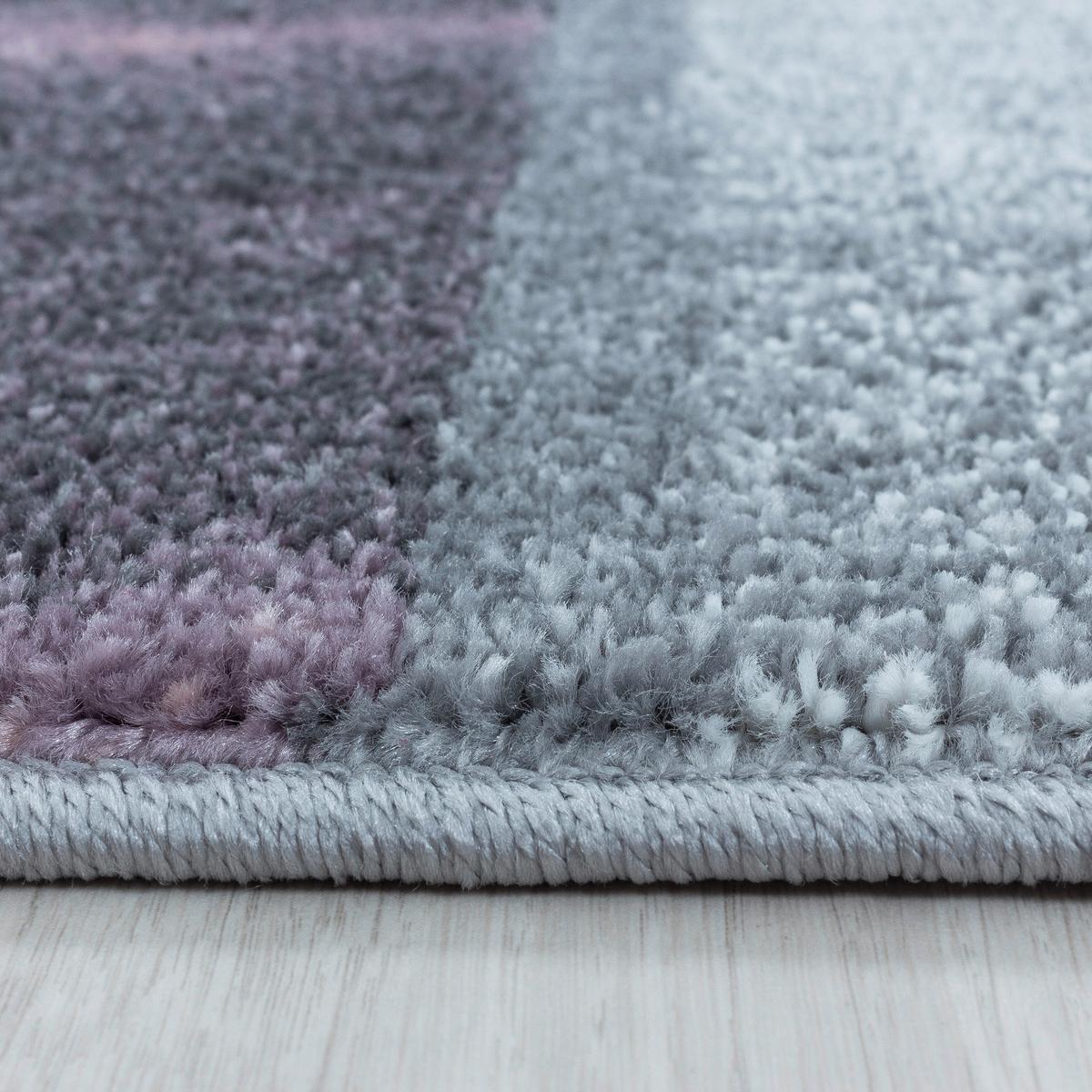 Webteppich Ottawa Lila ca. 80x250cm - Lila, Design, Textil (80/250cm) - Novel