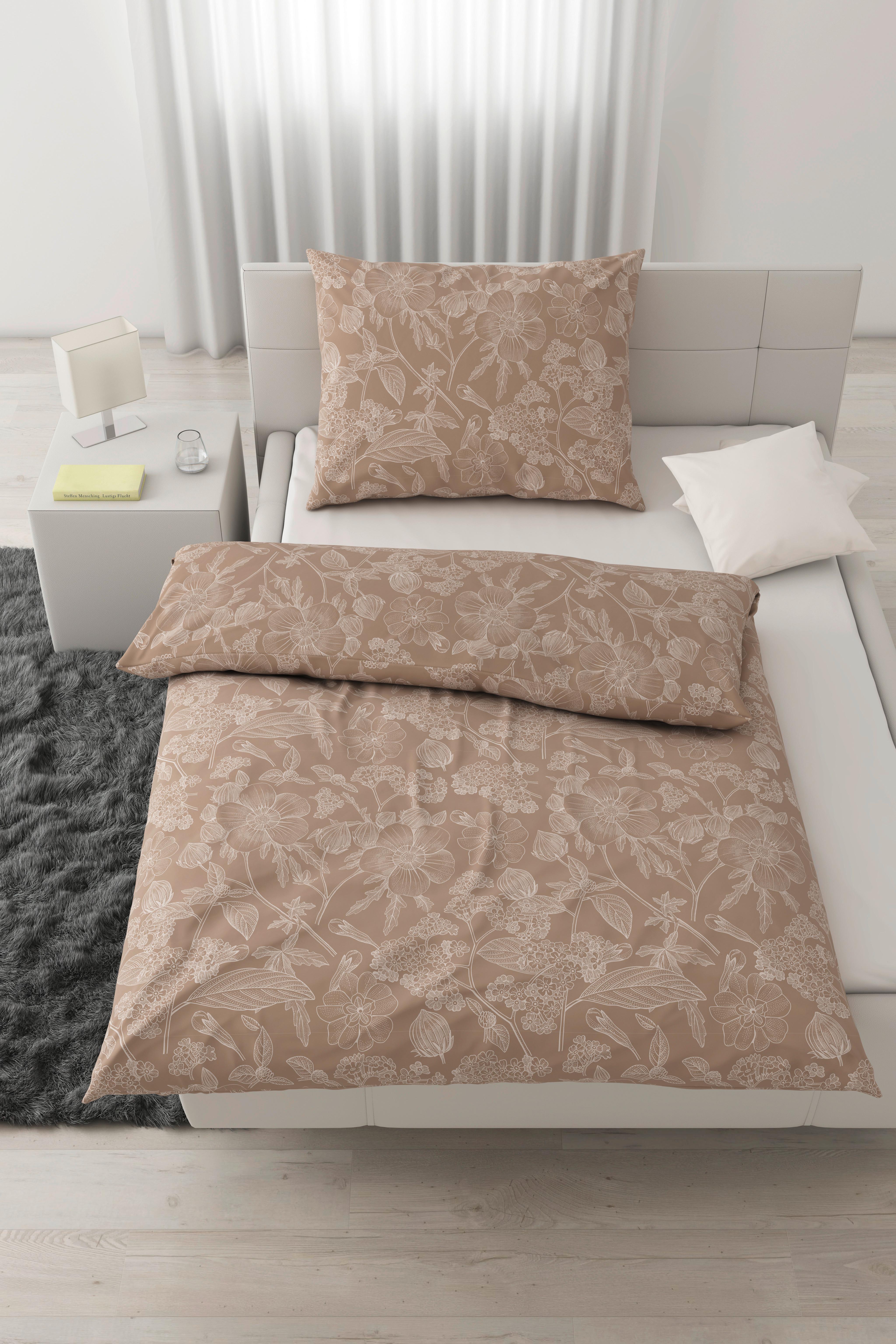 Ágyneműhuzat-garnitúra Linette - bézs, Romantik / Landhaus, textil (140/200cm) - Modern Living