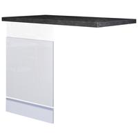 Front mașină de spălat ALBA - ardeziu/alb lucios intens, Modern, material pe bază de lemn (110/86/60cm)