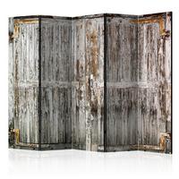 Paravan The Whispering Door I, 5-Delni, Dvostranski - siva/bež, Basics, tekstil/les (225/172/3cm) - artgeist