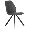Stuhl in Schwarz - Schwarz/Braun, MODERN, Textil/Metall (44/88/62cm) - Mömax modern living Stuhl in Schwarz - Schwarz/Braun, MODERN, Textil/Metall (44/88/62cm) - Mömax modern living