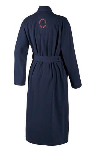 SZLAFROK KĄPIELOWY 1654 BEACH & SPA KIMONO - ciemnoniebieski/koralowiec, Basics, tkanina (32/34null) - Joop!