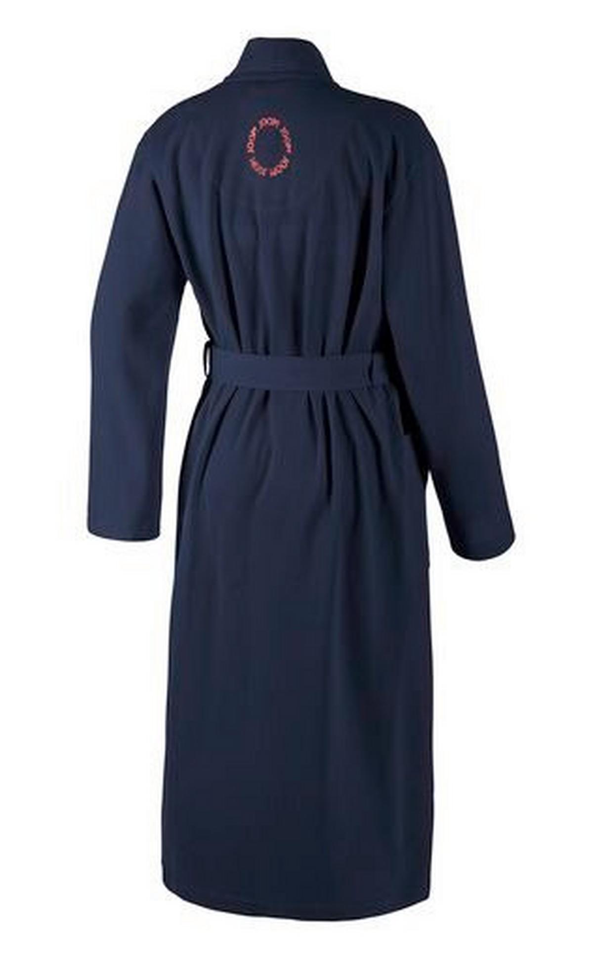 SZLAFROK KĄPIELOWY 1654 BEACH & SPA KIMONO - ciemnoniebieski/koralowiec, Basics, tkanina (32/34null) - Joop!