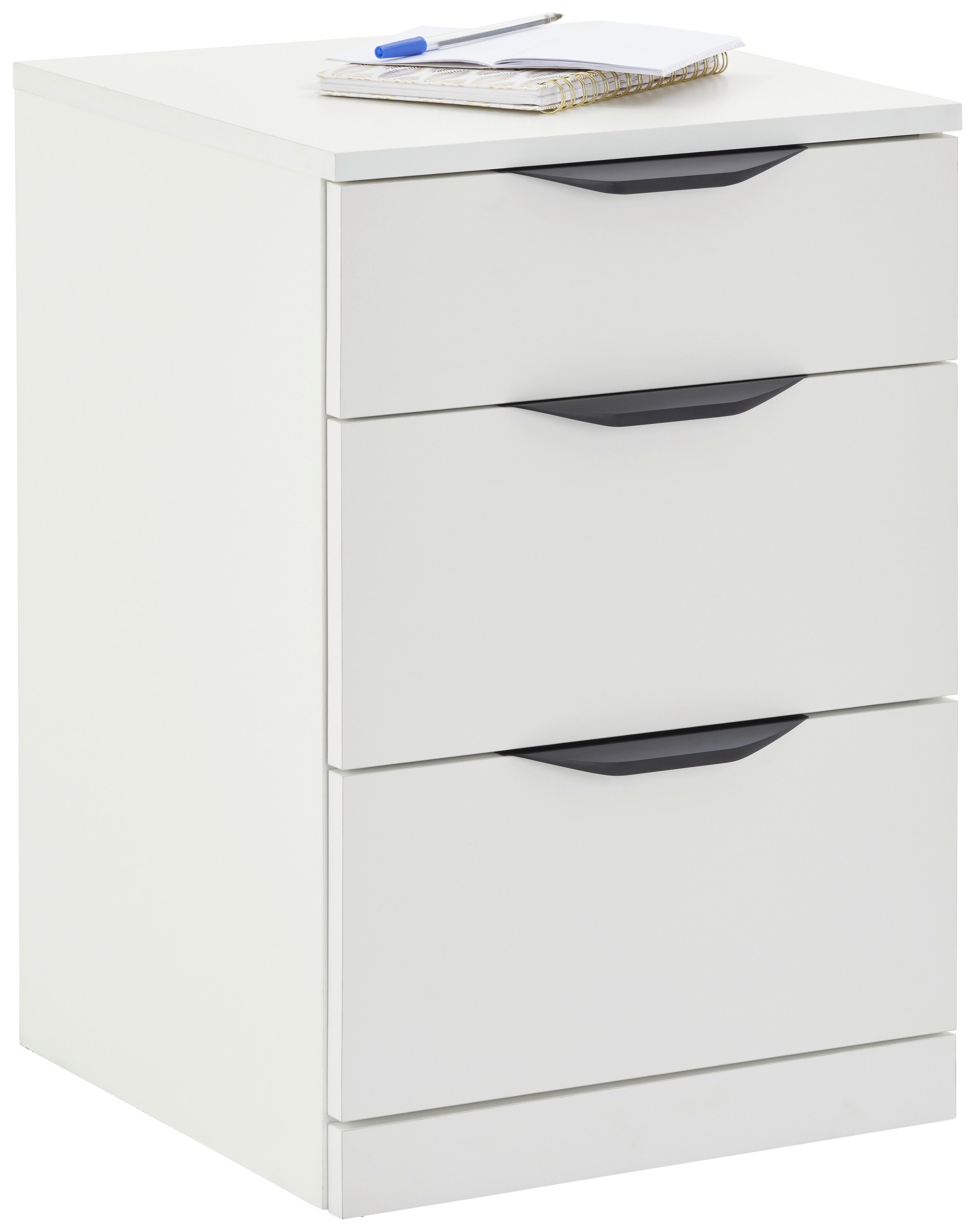 Corp cu sertare RIMINI - alb, Trend, plastic/material pe bază de lemn (40/60,1/40cm) - Modern Living