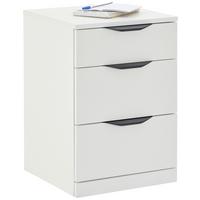 Ladičar Rimini - bijela/crna, Trend, drvni materijal/metal (40/60,1/40cm) - Modern Living